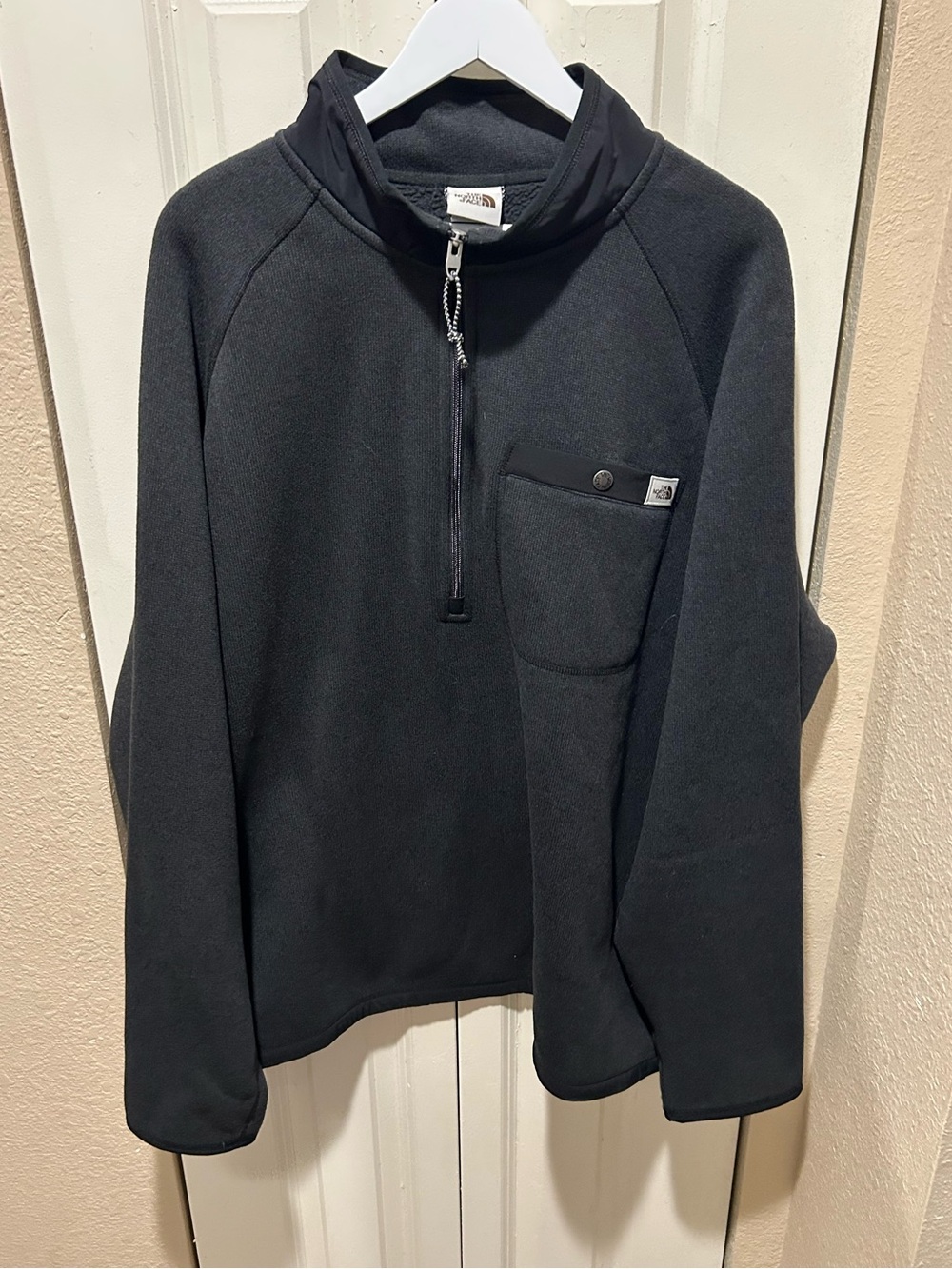 The North Face Gordon Lyons 1/4 Zip Fleece Jacket Charcoal Men’s ,XXL